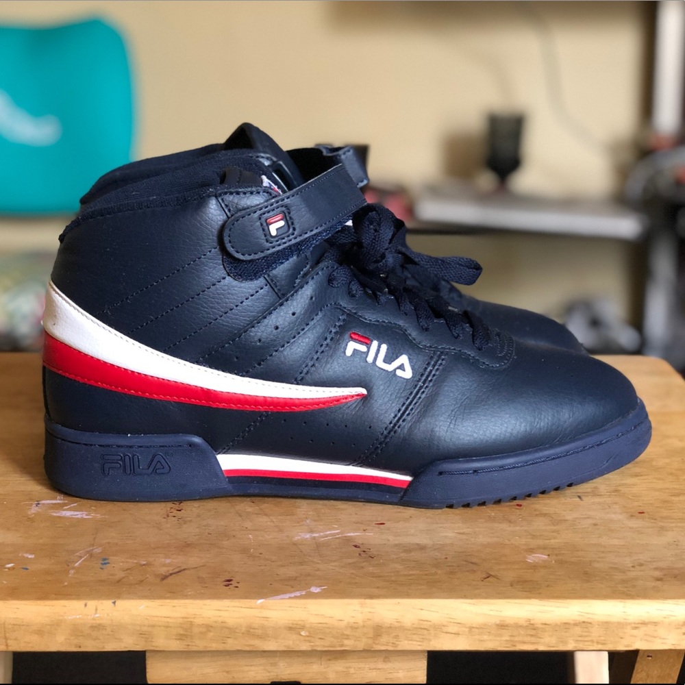 Fila Men's F-13v Lea/syn Fashion Sneakers